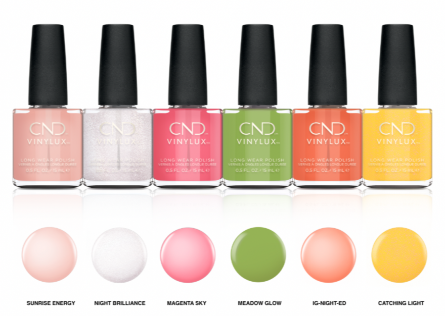 CND Vinylux Summer Gleam & Glow 2024 2023 Collection (Clearance) - Universal Nail Supplies