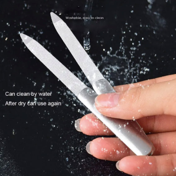 3 Stainless Steel Professional Double Sides Files - Universal Nail Supplies