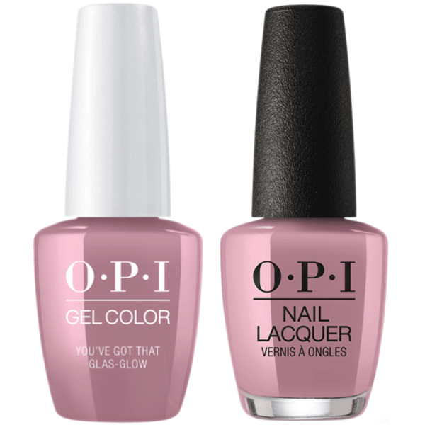 OPI GelColor + Matching Lacquer You've Got That Glas-Glow #U22 - Universal Nail Supplies