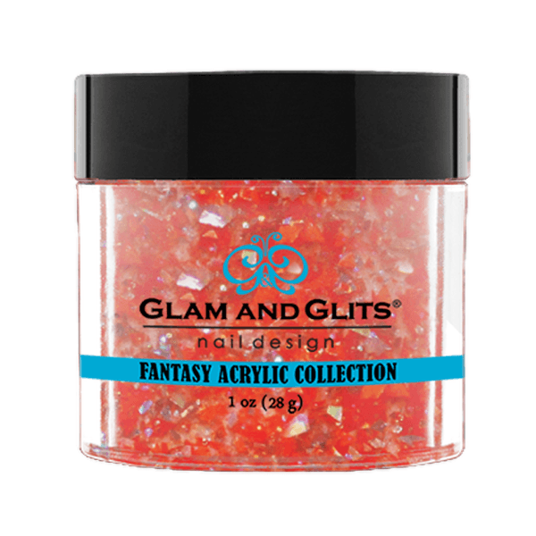 Glam and Glits Fantasy Acrylic Collection - Hippie Orange #FA512 - Universal Nail Supplies