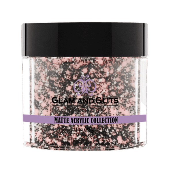 Glam and Glits Matte Acrylic Collection - Frosted Cup Cake #MA607 - Universal Nail Supplies