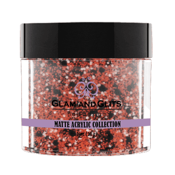 Glam and Glits Matte Acrylic Collection - Pumpkin Pie #MA628 - Universal Nail Supplies