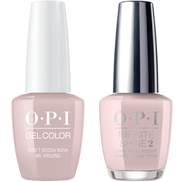 OPI GelColor Don't Bossa Nova Me Around #A60 + Infinite Shine #A60 - Universal Nail Supplies