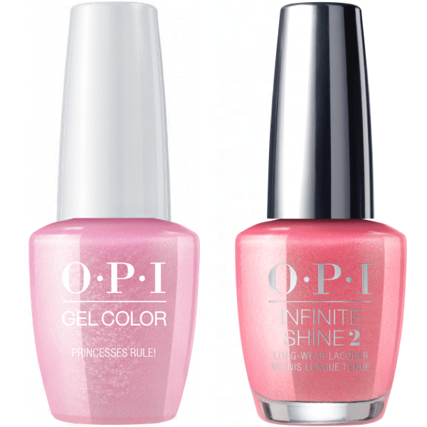 OPI GelColor Princesses Rule! #R44 + Infinite Shine #R44 - Universal Nail Supplies