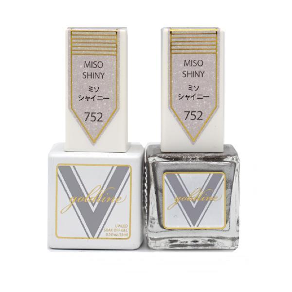 Vetro Goldline Gel + Matching Lacquer - Miso Shiny #752 - Universal Nail Supplies
