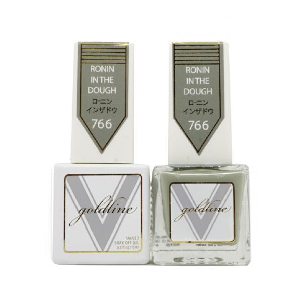 Vetro Goldline Gel + Matching Lacquer - Ronin In The Dough #766 - Universal Nail Supplies
