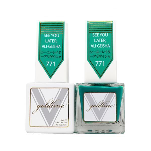 Vetro Goldline Gel + Matching Lacquer - See You Later, Ali-Geisha #771 - Universal Nail Supplies