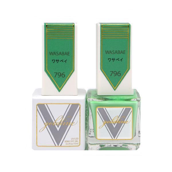 Vetro Goldline Gel + Matching Lacquer - Wasabae #796 - Universal Nail Supplies