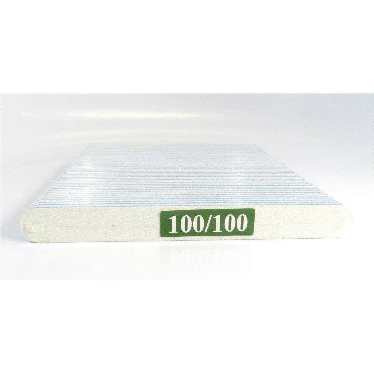 Nail Files White and Blue 50 ct - 100/100 - Universal Nail Supplies