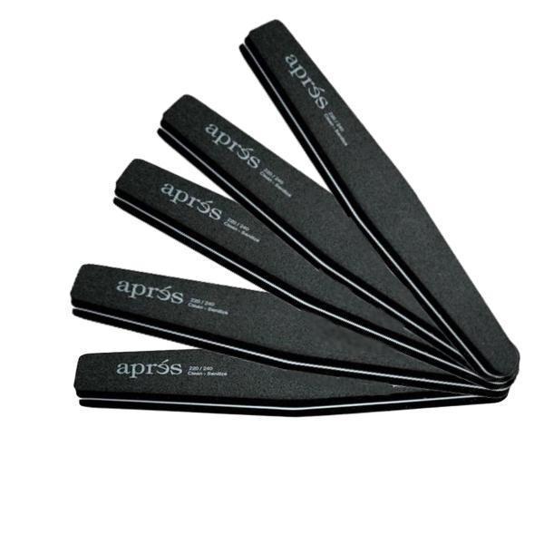 Aprés Nail - Nail Buffer 100/180 set of 8 - Universal Nail Supplies