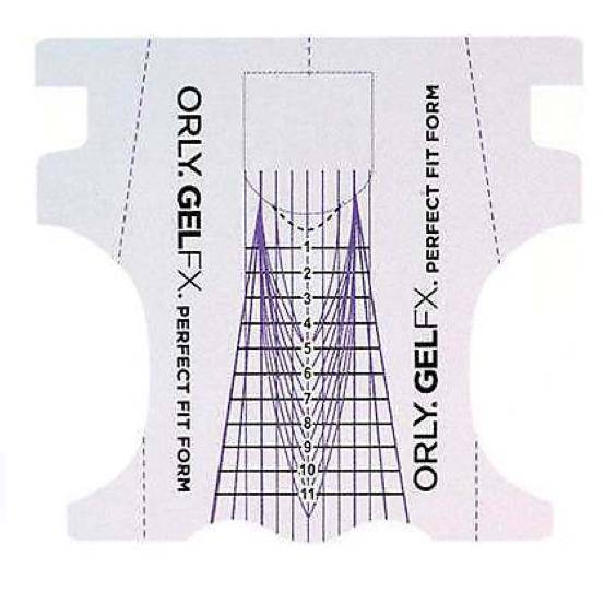 Orly Gel FX - Perfect Fit Nail Form 22 pc. - Universal Nail Supplies