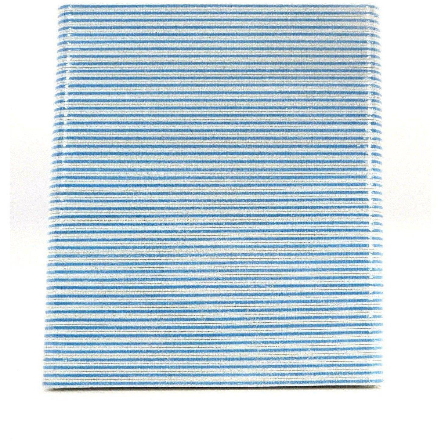 Nail Files White and Blue 50 pcs - 180/240 - Universal Nail Supplies