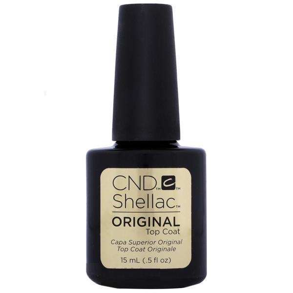 CND Creative Nail Design Shellac - Original Top Coat 0.5 oz (Large size) - Universal Nail Supplies