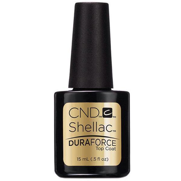 CND Creative Nail Design Shellac - Duraforce Top Coat 0.5 oz Large size - Universal Nail Supplies