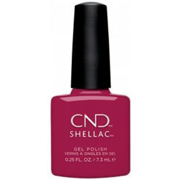 CND Creative Nail Design Shellac - How Merlot - Universal Nail Supplies