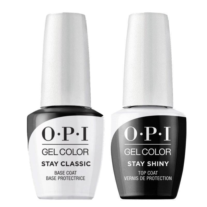 Slette utålmodig Menneskelige race OPI GelColor Stay Classic And Shiny Base & Top Coat Duo Pack | Universal  Nail Supplies