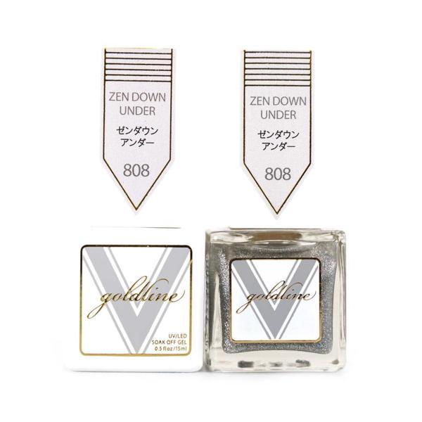 Vetro Goldline Gel + Matching Lacquer - Zen Down Under #808 - Universal Nail Supplies