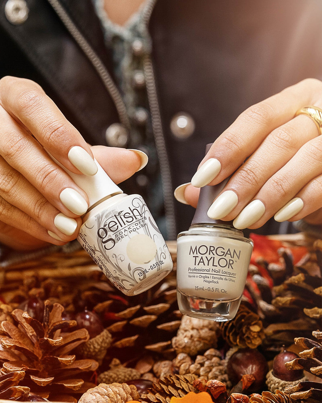 Gelish Gel Polish + Morgan Taylor Dew Me A Favor #1110494 - Universal Nail Supplies