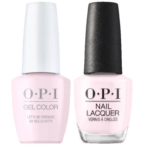 OPI GelColor + Matching Lacquer Let's Be Friends #H82 - Universal Nail Supplies