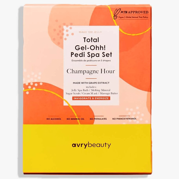 Total Gel-Ohh! Pedi Spa Set of 5 - Champagne Hour - Universal Nail Supplies