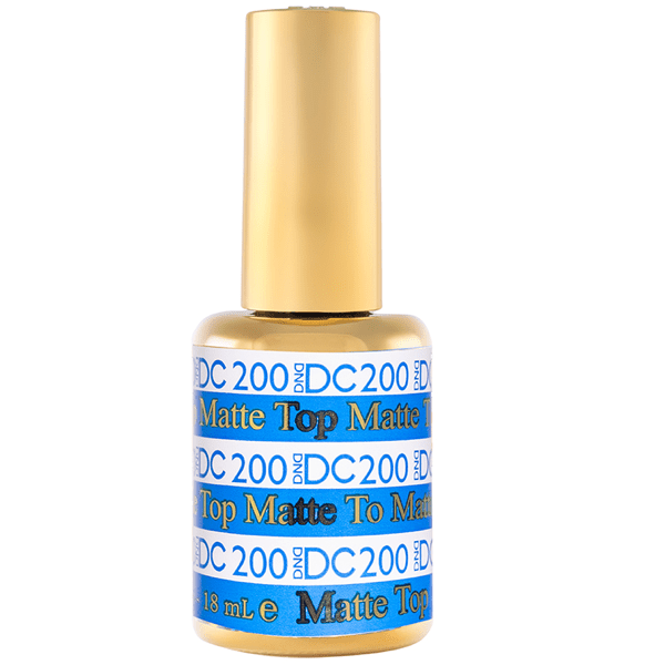DND DC Gel - Matte Top Coat #200 - Universal Nail Supplies