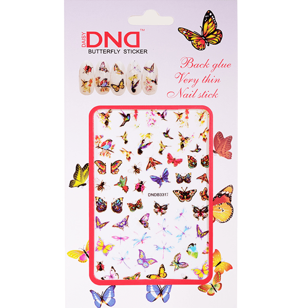 DND Nail Art - Butterfly Stickers #317 - Universal Nail Supplies