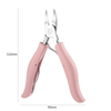Stainless Steel Ingrown Paronychia Toenail Cuticle Nipper - Pink