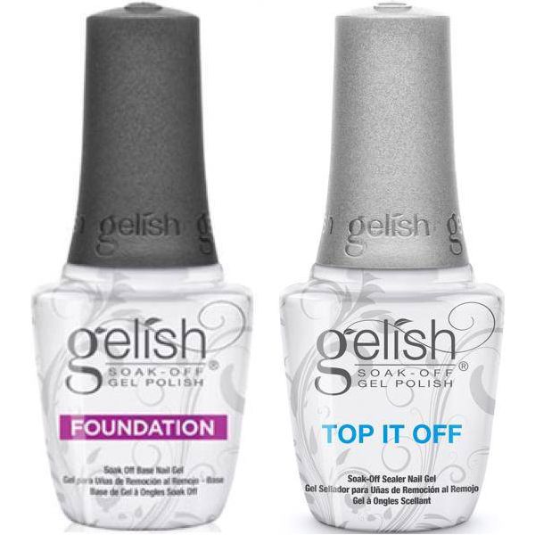 Harmony Gelish Foundation Base Coat & Top Coat - Universal Nail Supplies