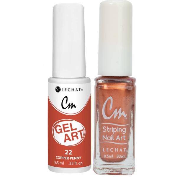Lechat Cm Nail Art Gel + Lacquer #22 Copper Penny - Universal Nail Supplies
