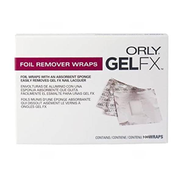 Orly Gel FX - Foil Remover Wraps (100 wraps) - Universal Nail Supplies