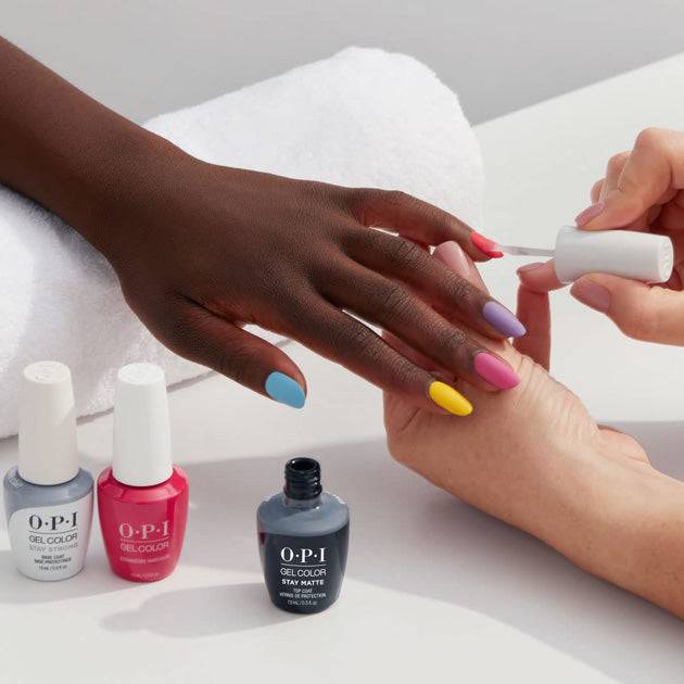 OPI GelColor Base & Top Coat + Matte Top Coat - Universal Nail Supplies