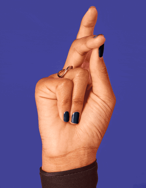 OPI GelColor + Matching Lacquer Midnight Mantra #F009 - Universal Nail Supplies