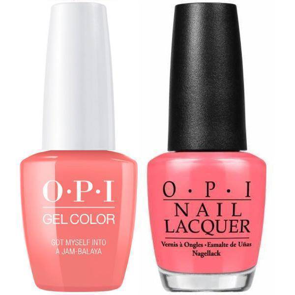 OPI GelColor + Matching Lacquer Got Myself Into A Jam-Balaya #N57 - Universal Nail Supplies