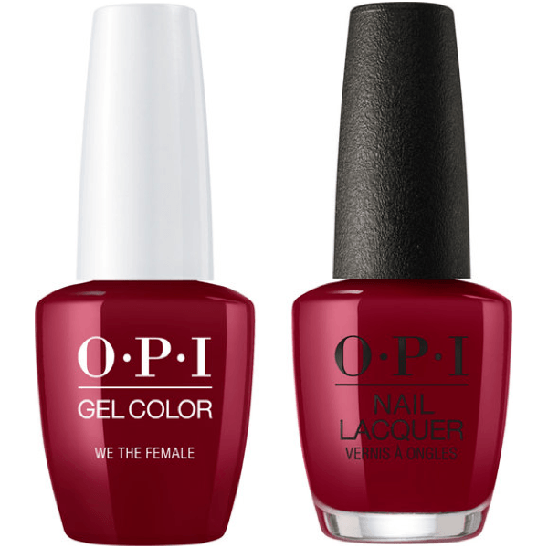 OPI GelColor + Matching Lacquer We The Female #W64 - Universal Nail Supplies