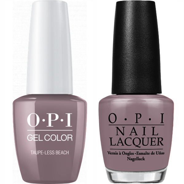 OPI GelColor Matching Lacquer Taupe-Less Beach #A61 Universal Nail  Supplies