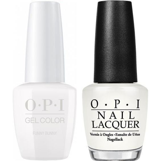 OPI GelColor + Matching Lacquer Funny Bunny #H22 - Universal Nail Supplies