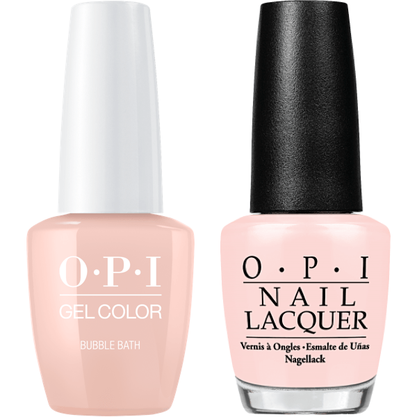 OPI GelColor + Matching Lacquer Bubble Bath #S86 - Universal Nail Supplies