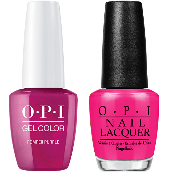 OPI GelColor + Matching Lacquer Pompeii Purple #C09 - Universal Nail Supplies