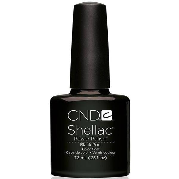 CND Creative Nail Design Shellac - Black Pool - Universal Nail Supplies