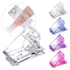 Acrylic Nail Tips Clips Quick Extension Plastic Extension Clamp Assistant (10pcs)