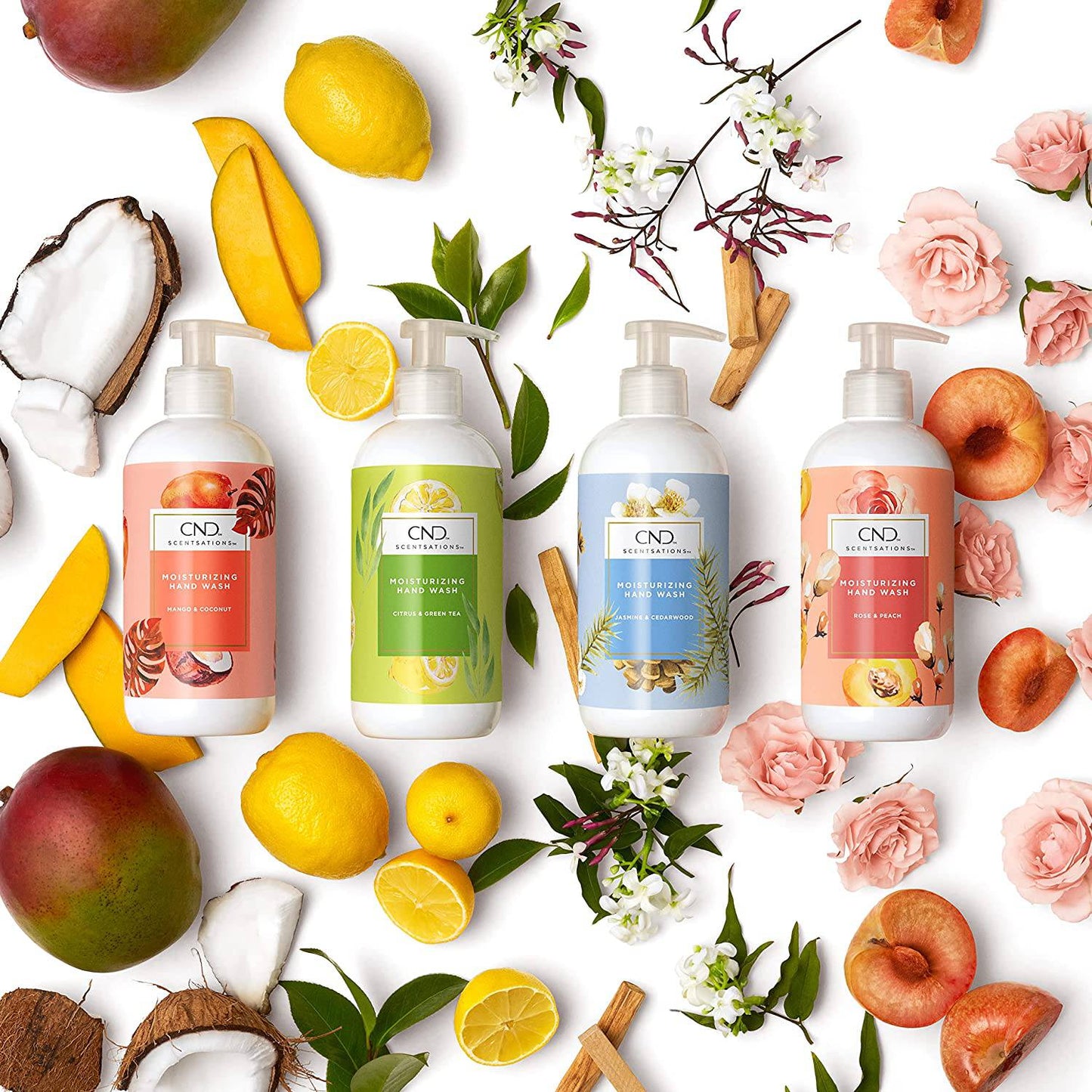 CND Scentsations Hand Wash, Formulated with Glycerin & Jojoba Oil, 13.2 fl oz - Universal Nail Supplies