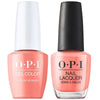 OPI GelColor + Matching Lacquer Flex On The Beach #P005