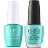 OPI GelColor + Matching Lacquer I’m Yacht Leaving #P011