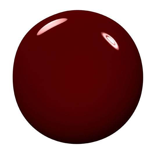 Essie Nail Lacquer in Berry Naughty #416, deep berry-colored nail polish bottle with brush applicator.