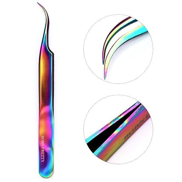 Born Pretty - Rainbow Tweezer #38328-2 - Universal Nail Supplies