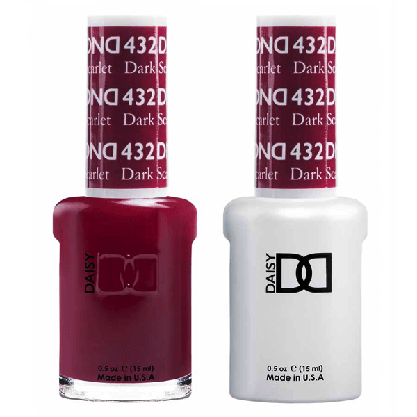 DND Daisy Gel Duo - Dark Scarlet #432 - Universal Nail Supplies