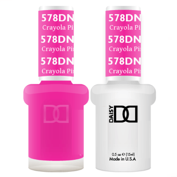 DND Daisy Gel Duo - Crayola Pink #578 - Universal Nail Supplies