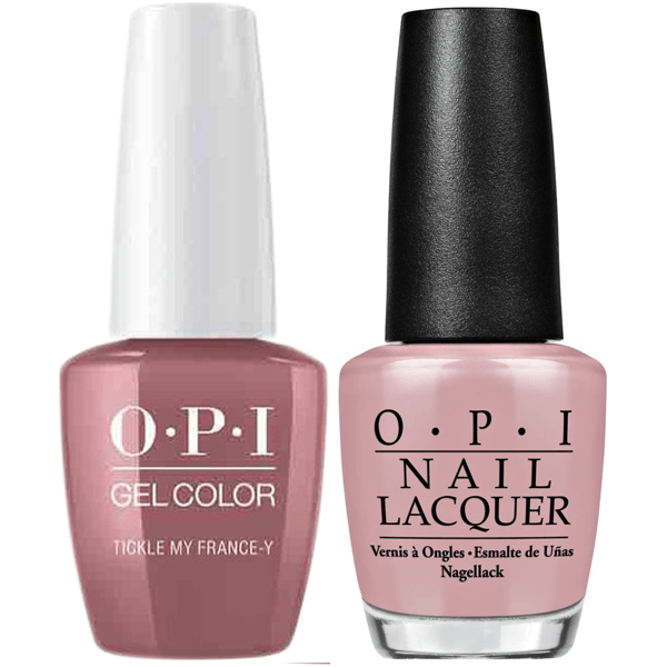 OPI GelColor + Matching Lacquer Tickle My France-y #F16 - Universal Nail Supplies