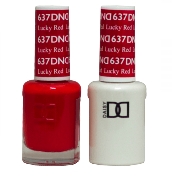 DND Daisy Gel Duo - Lucky Red #637 - Universal Nail Supplies