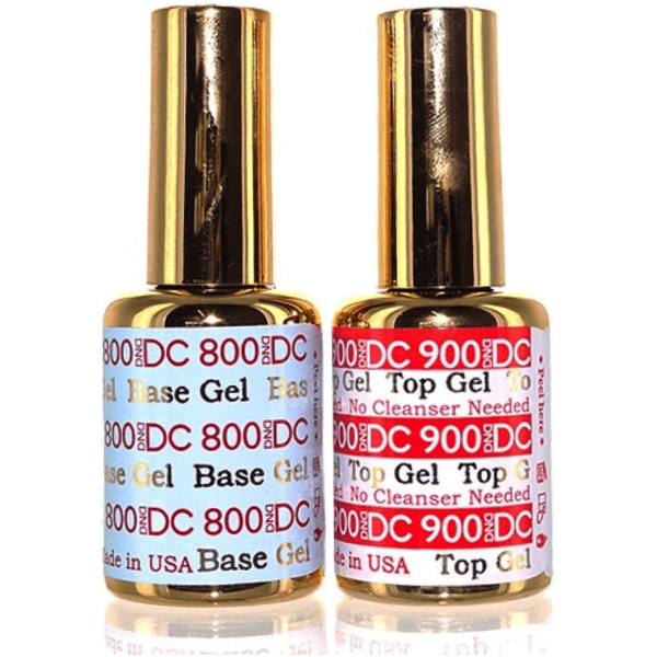 DND DC Gel - Base And No Cleanser Top #800 + #900 - Universal Nail Supplies